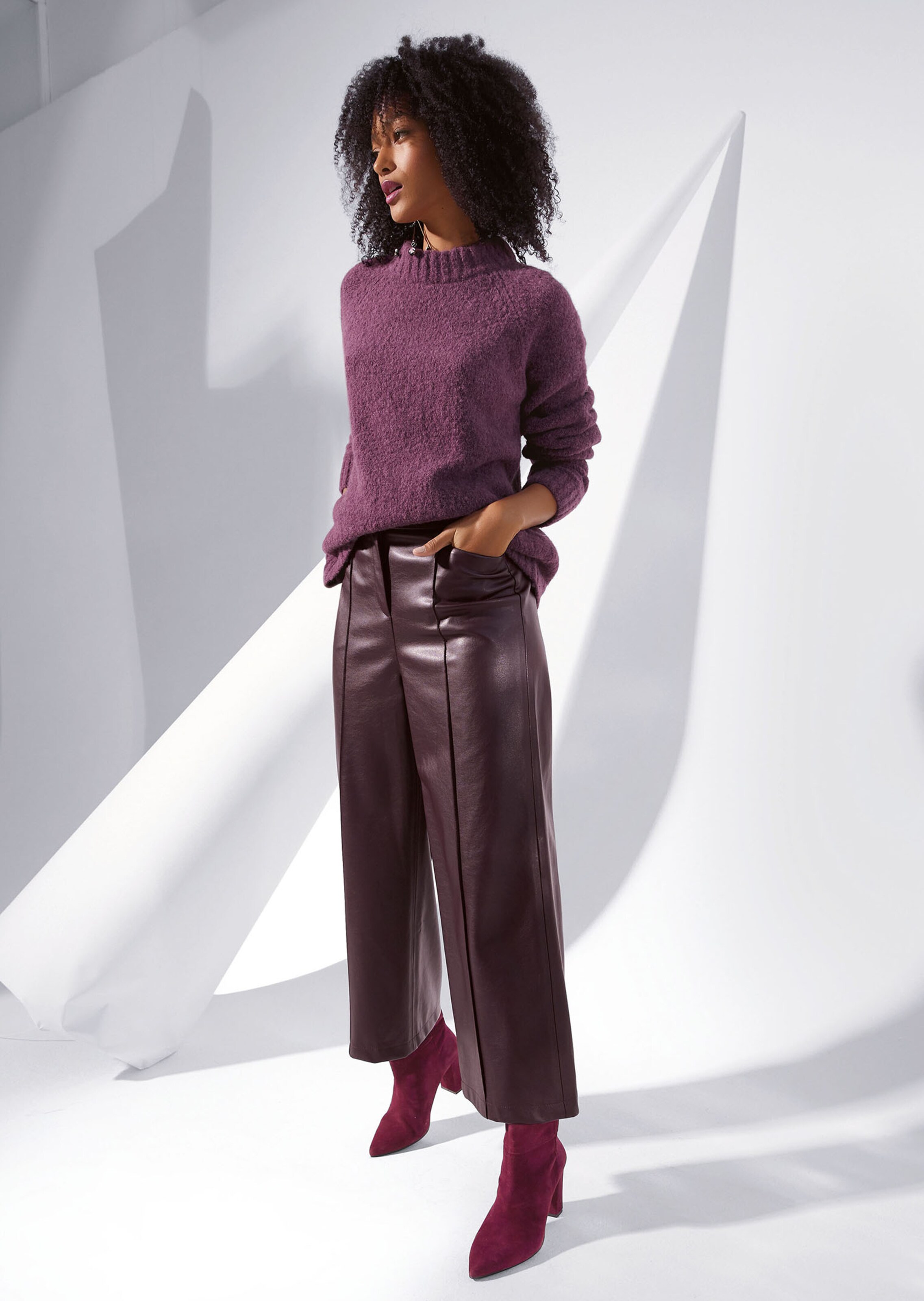 Culotte aus leder Clearance